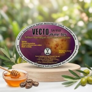 vecto akne les soap (50g) natural acne treatment & oil control